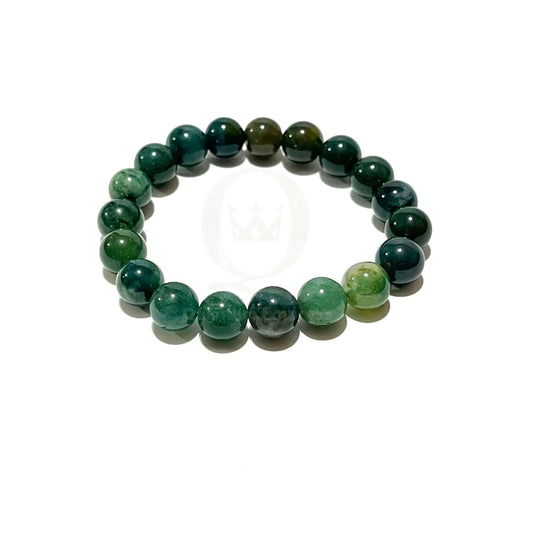 Moss Agate Crystal Bracelet
