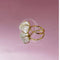 Clear Crystal Quartz Ring
